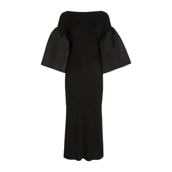 KHAITE | Dresses | Khaite Kali Black Viscose Satindetailed Jersey Midi Dress Size | Poshmark KHAITE | Dresses | Khaite Kali Black Viscose Satindetailed Jersey Midi Dress Size | Poshmark